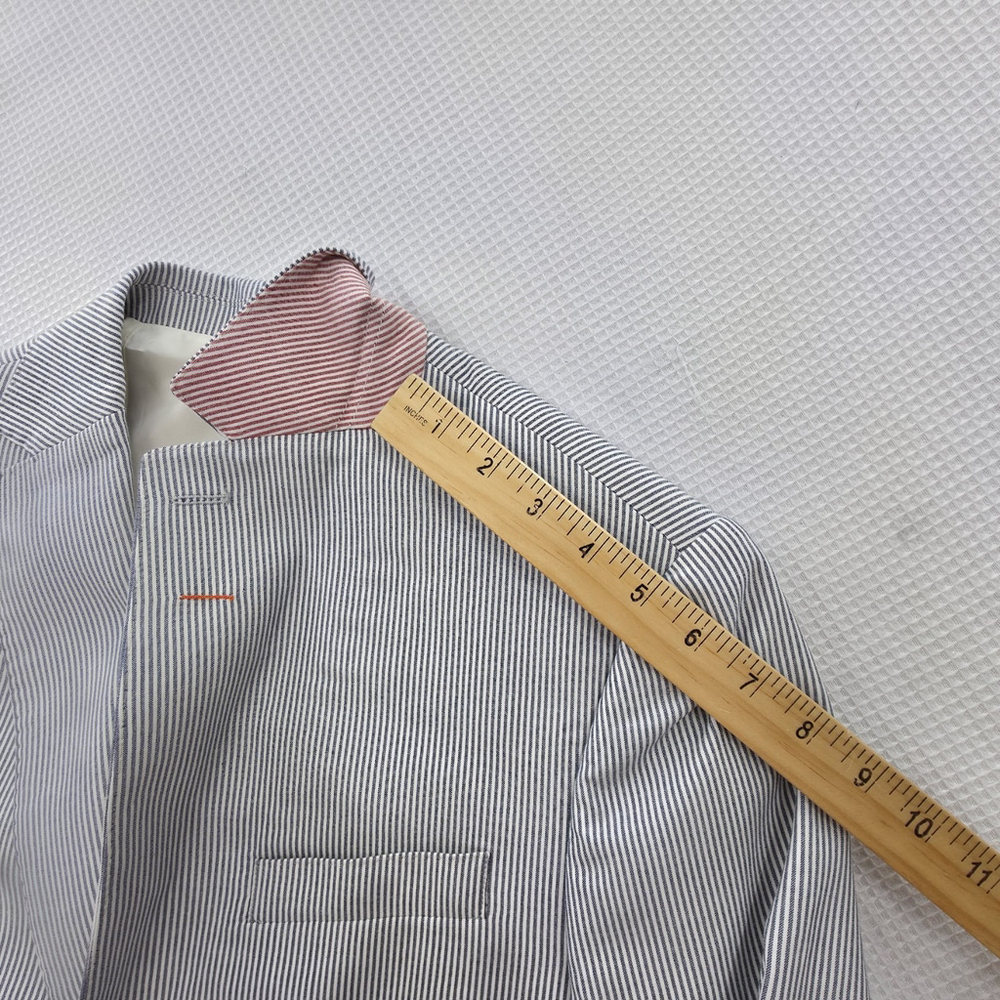 Quiet Luxury Jack Spade Seersucker Benton Suit Jacket Men’s 36 Stripe NWT $698 - Picture 14 of 16